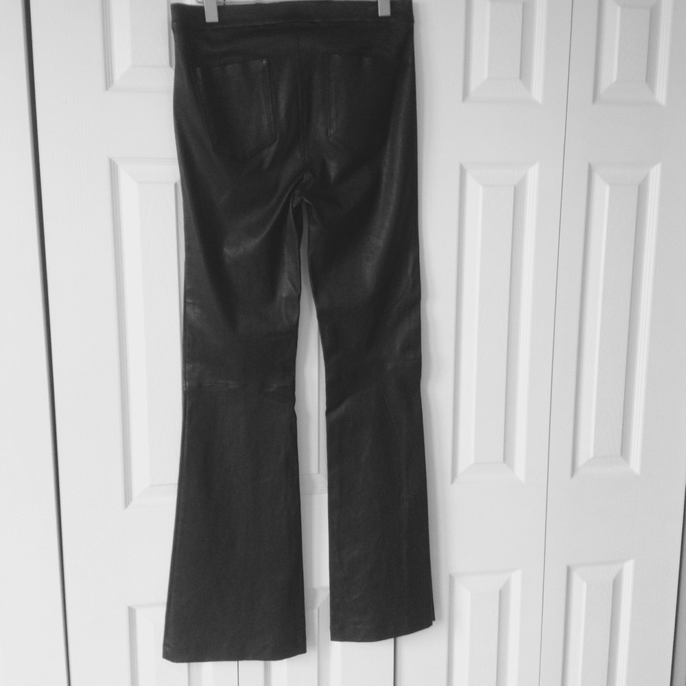 Beautiful J Brand Black Lambskin Leather Pants